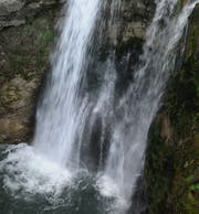 Der Wasserfall in der Risleten in Beckenried. (Bild: NZ)