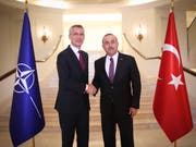 Der türkische Aussenminister Mevlüt Cavusoglu (rechts) Anfang des Monats mit Nato-Generalsekretär Jens Stoltenberg in Ankara. Bild: Cem Ozdel/EPA (6. Mai 2019)