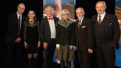 Sie verantworteten den Abend im KKL: Andréas Härry, Regie, Susanna Bertschmann, Kommunikation, René Kamer, strategische Leitung, Anny Zopp, Geschäftsstelle, Josef Willener, Anlassleitung, Jörg Lienert, strategische Leitung.