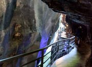 Aareschlucht bei Meiringen. (Bild Markus von Rotz, 9. Juli 2018)