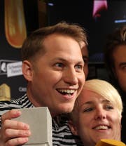 Hecht-Sänger Stefan Buck an den Swiss Music Awards. (Bild: Lara Abderhalden)
