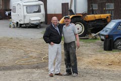 Welzel (links) und Kwiek verstehen sich trotz Sprachbarriere auf Anhieb prächtig.