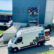 Impression von der Montage der Installation. (Bild: PD)
