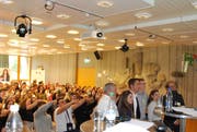 Selfie-Zeit für die Politiker. (Bild: Julia Engel)