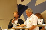 Martin Sailer und Christoph Thurnherr (von links). (Bild: Julia Engel)