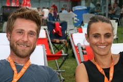 Joël Odermatt und Arlette Zimmermann. (Bild: Sepp Odermatt (Ennetbürgen, 2. Juli 2018))