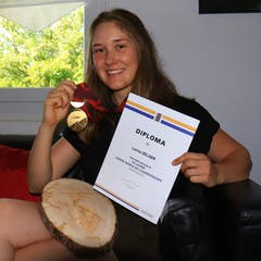27. März: Lorina Zelger aus Gams gewann in Saint-Luc den Junioren Schweizer Meistertitel im Riesenslalom. Einen Monat später erfolgte die Selektion ins B-Kader von Swiss Ski. Bild: Robert Kucera