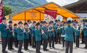 Auftritt unter der neuen Fahne. (Bild PD/Raphael Disler)