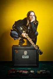 Die Rorschacher Rockmusikerin Vanessa Engensperger hat von der Stadt einen Kulturpreis erhalten. (Bild: Michel Canonica)