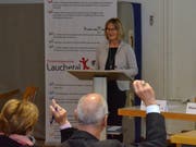 Präsidentin Conny Strässle führt durch die Versammlung mit 36 Anwesenden. (Bild: Christoph Heer)