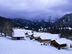 Eigenthal zeigt sich im schneeweissen Winterkleid. (Bild: Urs Gutfleisch (9. Januar 2019))