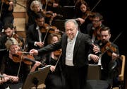 Der 83-jährige Mehta wirkte am Montag zuweilen spritzig wie ein Jungspund. Bild: Peter Fischli/LF (Luzern)