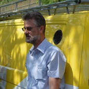 Roman Kistler, Leiter der Jagd- und Fischereiverwaltung, informiert in Schaffhausen. (Bild: David Grob)