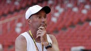 Auch Alberto Salazar und sein Dopingskandal waren in aller Munde. (Bild: Kin Cheung/AP, Peking, 21.8.2015)