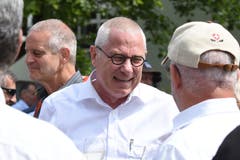 Herisaus Gemeindepräsident Renzo Andreani ist ein stolzer Gastgeber.