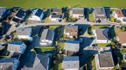Ein Wohnquartier im Sonnental, das zur Gemeinde Oberbüren im Kanton St. Gallen gehört. (Bild: Benjamin Manser)