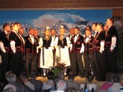 Der Jodlerklub Echo vom Melchtal am Jahreskonzert. (Bild: Otmar Näpflin (Melchtal, 2. November 2018))