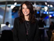 Die arabische Moderatorin Lucy Aharish. Bild: David Vaaknin/Getty (Jaffa, 15. April 2015)