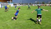 Die Oberstufen-Schüler zeigten ihre Künste am Ball. (Bild: PD)