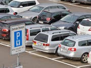 Der Parkplatz auf dem Oberen Mätteli. (Bild: Donato Caspari)