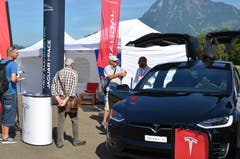 Dieses Tesla-Modell stiess auf besonders grosses Interesse.