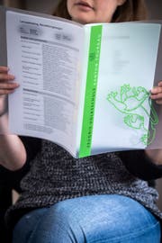 Ein Zeugnis der Volksschule Thurgau. (Bild: Reto Martin)