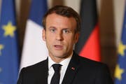 Der französische Präsident Emmanuel Macron. (Bild: Ludovic Marin/EPA, Paris, 13. Oktober 2019)