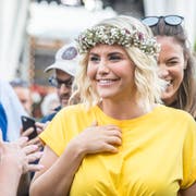 Beatrice Egli findet's schön in Arbon. (Bild: Andrea Stalder)