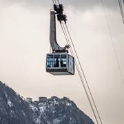 Die Seilbahn Weggis – Rigi Kaltbad soll ersetzt werden. (Bild: Pius Amrein, 8. Januar 2019)