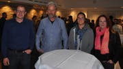 Die neuen Kandidaten auf einem Bild: Viktor Gähwiler und Markus Hochuli kandidieren für den Gemeinderat. Jasmin Schum und Susan Femminis möchten in die Primarschulbehörde. (Bild: Urs Brüschweiler)