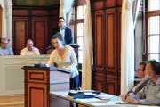 Katharina Alder bei einer ihrer Wortmeldungen im Parlament. (Bild: Sabrina Bächi)