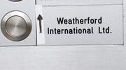 Klingel des Weatherford-Büros in Baar. (Bild: Werner Schelbert, 3. April 2014)