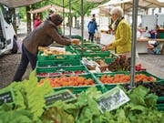 Der Wochenmarkt in Frauenfeld. (Bild: Andrea Stalder)