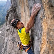 Roger Schäli an der Eiger-Nordwand. (Bild: PD)