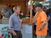 OK-Präsident Burkhard Erne (links) und OK-Mitglied Andy Oertle.