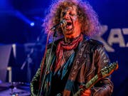 Luke Gasser bei einem Auftritt auf der Tournee mit Nazareth. (Bild: Mike Weibel)