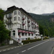 So sieht das Hotel Lützelau heute aus. (Bild: Niels Jost, Weggis 25. Mai 2019)
