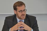 Landammann Kaspar Michel nimmt Stellung. (Bild: Jürg Auf der Maur)