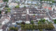 Die Frauenfelder Altstadt aus der Vogelperspektive. (Bild: Olaf Kühne)