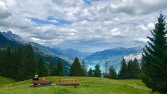 Blick Richtung Walensee. (Bild: Peter Bumbacher, Tannenbodenalp, 7. Juli 2019)