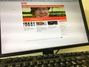 Die Webseite des EWN. (Bild: PD)