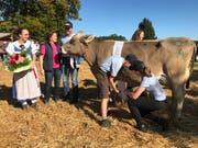 Wie schon im vergangenen Jahr stand Fabienne aus dem Stall von Manfred Loser in Henau zuoberst auf dem «Podest».