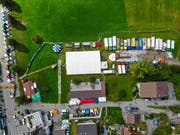 Luftaufnahme von der letztjährigen «Trucker Chilbi». (Bild: PD)