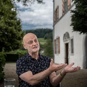Uli Sigg beim Interview an seinem Wohnsitz auf Schloss Mauensee. (Bild: Pius Amrein, Mauensee, 6. Juni 2018)