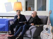 Efisio Prasciolu im Gespräch mit Dani Fels. (Bild: Jolanda Riedener)