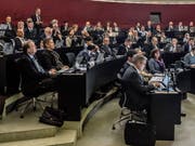 Blick in den Kantonsratssaal mit der CVP-Fraktion im Vordergrund. (Bild: Nadia Schärli, Luzern, 18. Februar 2019)