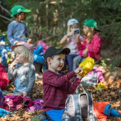Auch wenn nicht alle Kinder Würste essen, gehen sie nicht leer aus. (Bild: Pius Amrein, Rothenburg, 19. September 2018)