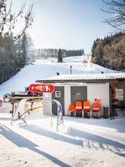 In Oberwangen hat es genügend Schnee. (Bild: Andrea Stalder)
