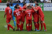 Für die Bazenheider Spieler gab es in der Rückrunde wenig zu jubeln. Die Toggenburger beenden die Saison am Samstag mit dem Heimspiel gegen Wil 2. (Bild: Beat Lanzendorfer)
