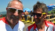 André Hitter und Gerry Klarer sind aus der Region Weinfelden in den Hinterthurgau pedalt.